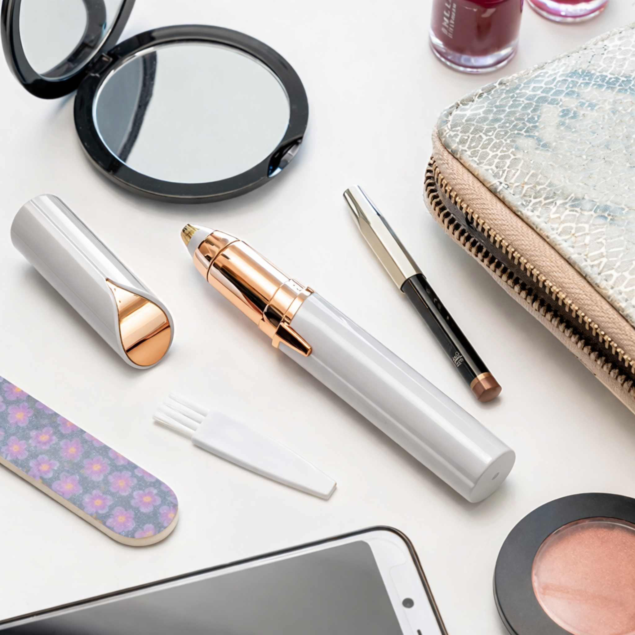 Depiladora facial de precisión con LED