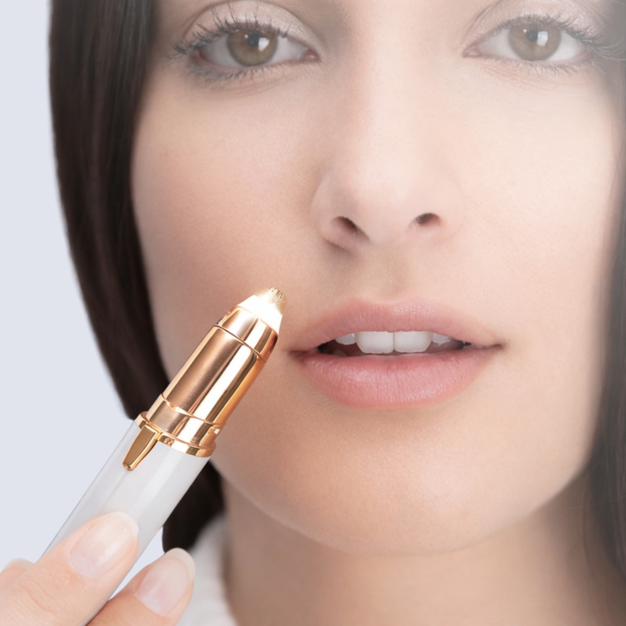 Depiladora facial de precisión con LED