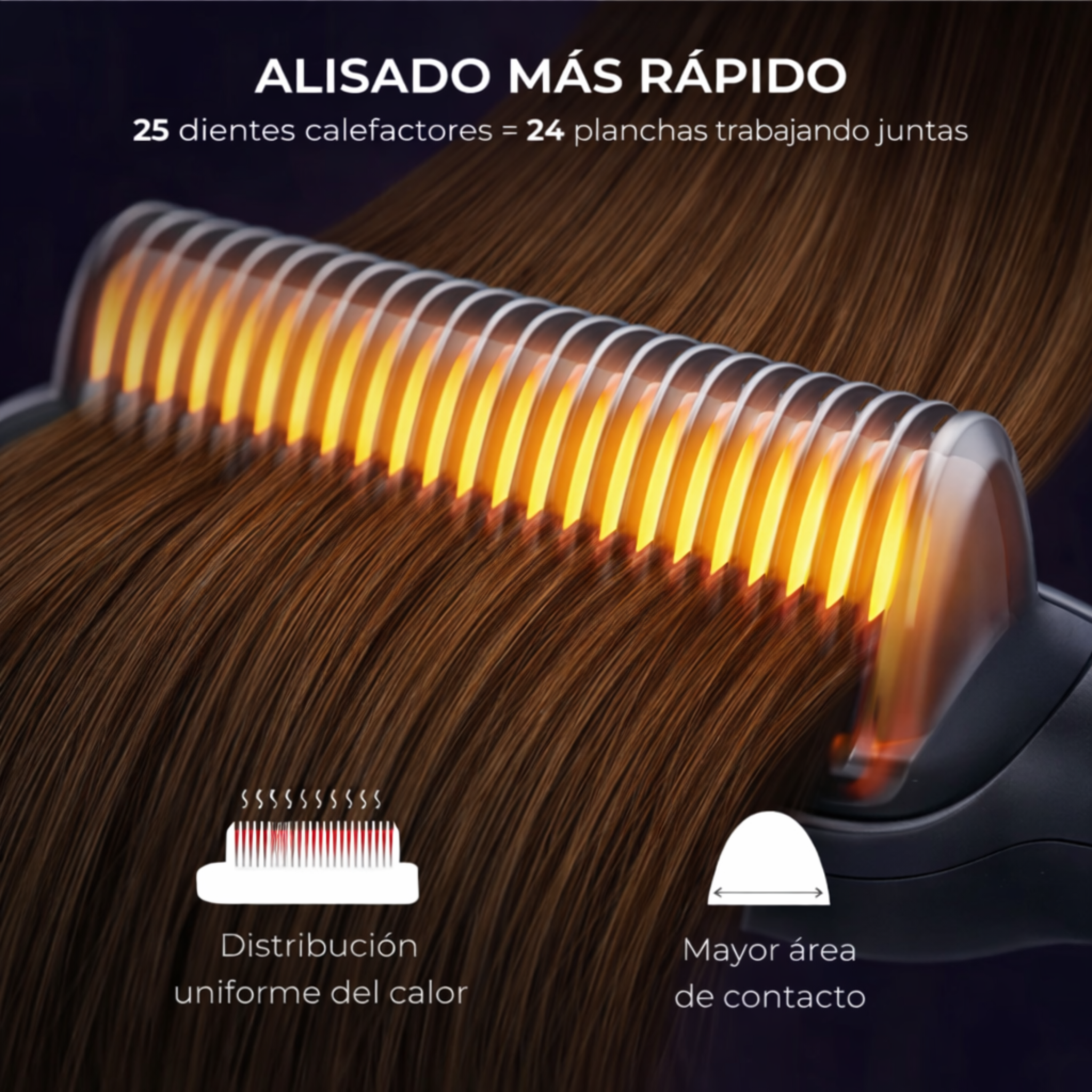 Cepillo plancha alisador