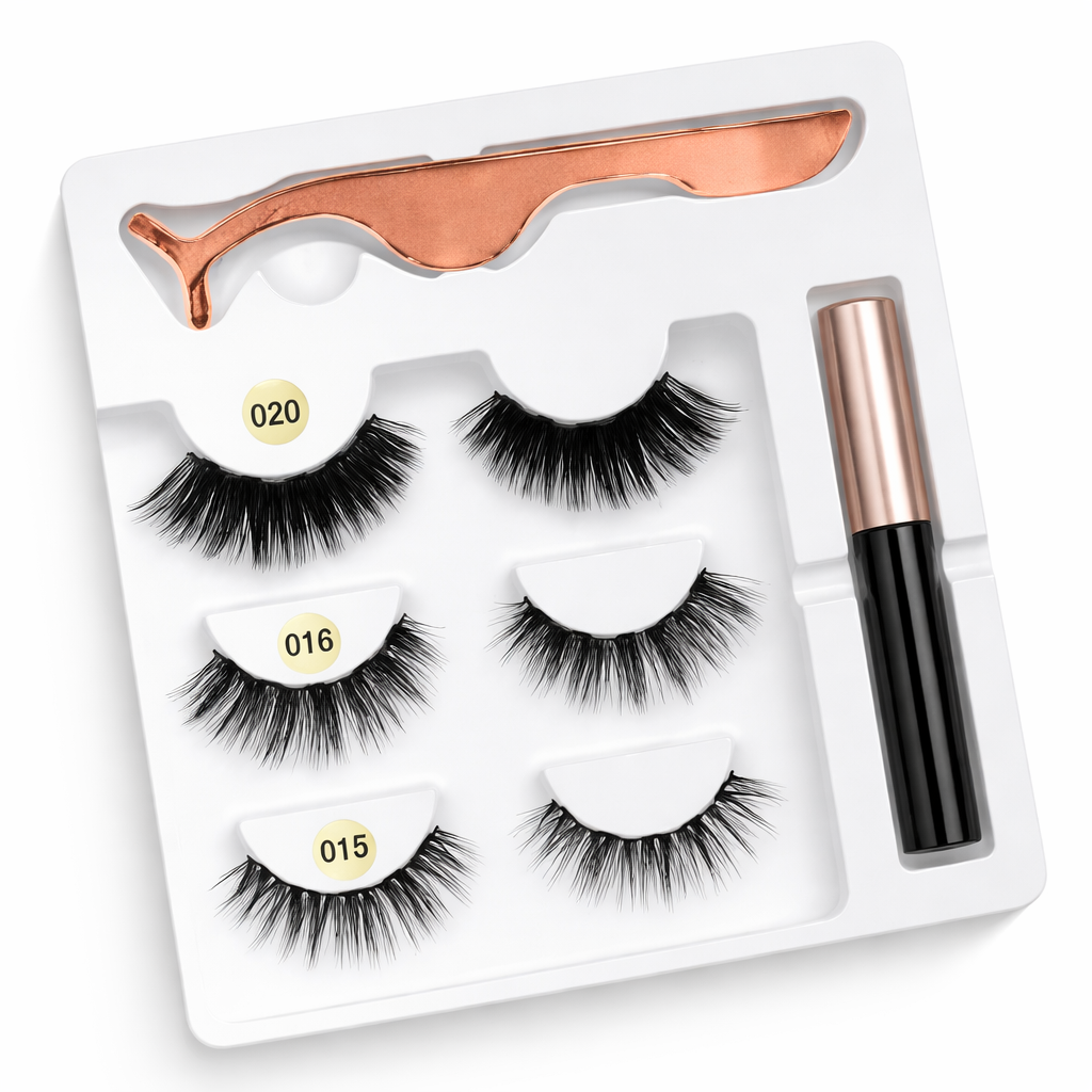 Pestañas Magnéticas reutilizables (Pack 3 pares)