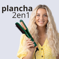 Cepillo plancha y ondulador 2 en 1