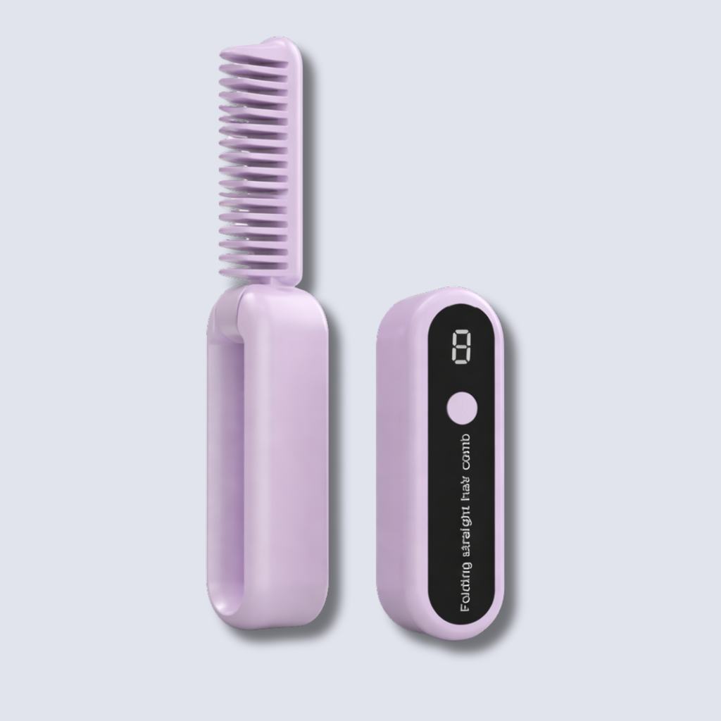 Cepillo Alisador Portátil Plegable